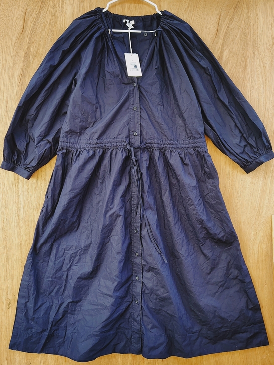 Free Assembly Dresses & Skirts - Free Assembly Navy Blue Button-Front Drawstring Maxi Dress Size XL NWT Ne